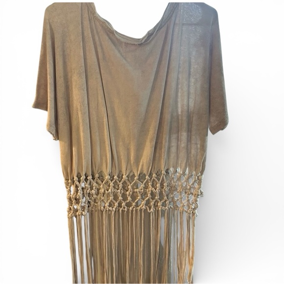 We the Free Beach Dreamin Macrame Fringe Top - Picture 2 of 4